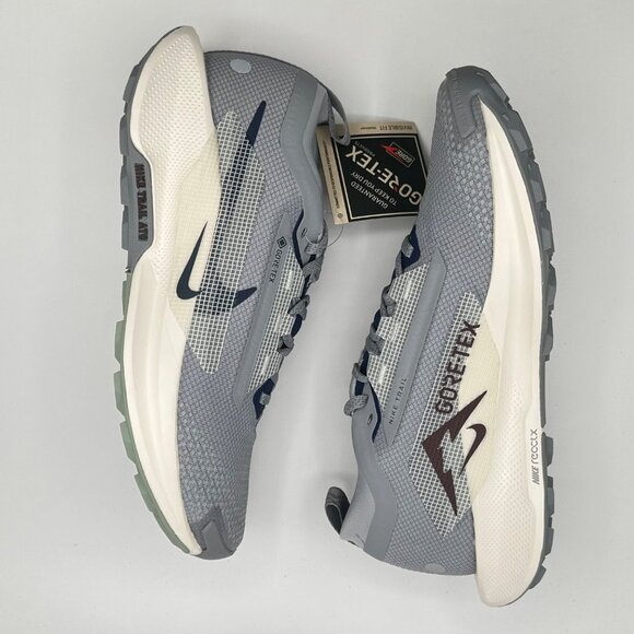 Men's Nike React Pegasus Trail 5 Gore-Tex Cement Grey FQ0908-006 VNDS Sz 7 NEW - Picture 7 of 12